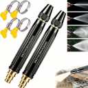 High Pressure Power Washer Nozzle Set (2-Pack), Universal Fit Garden Hose Sprayer for Car Washing & Outdoor Cleaning, Heavy Duty Watering Accessory