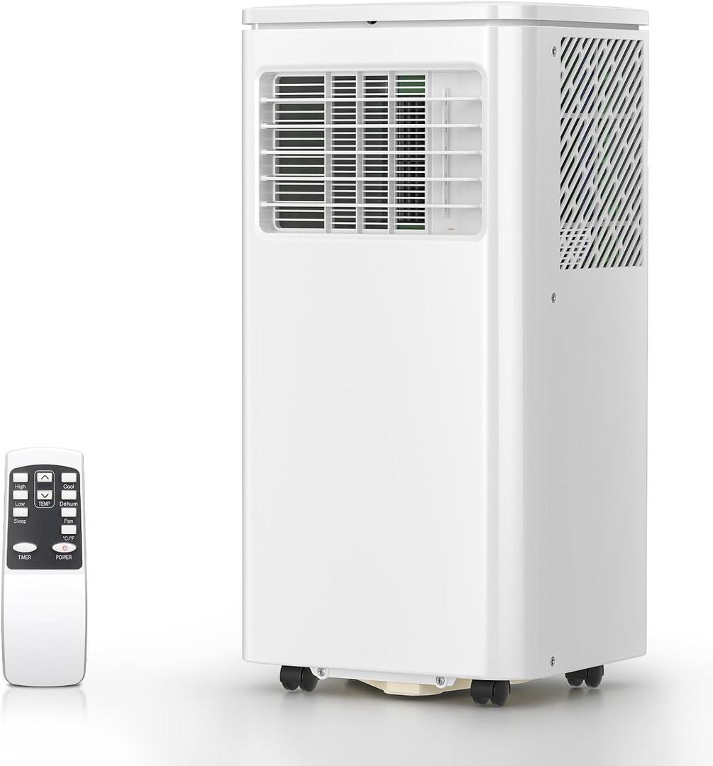 Antarctic Star Portable Air Conditioners, 8000 BTU, Portable AC with Cooling, Fan & Dehumidifier, AC Unit with Window Kits, Remote Control/LED Display, Sleep Modes, 24H Timer for Living Room, Bedroom