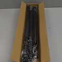 Black Tension Rods for Windows 28 to 48 Inch 2 Pack Spring Curtains Rod Tension Curtain Rod Expandable Pressure Curtain Rod Tension No Drill Adjustable Curtain Rods for Bathroom, Doorway, Door