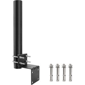 XRDS-RF Antenna Mounting Pole 16 inch, Heavy Duty 16'' Antenna Pole Universal Weather Proof Pole Mount Bracket for Outdoor Antenna (Black)