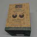 Cabilock Elegant Coconut Scented Candle Bowls Candle Holders Coconut Shell Diy Craft Jars Home Decor