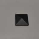 3"x3" Aluminum Pyramid Fence Post Caps - Black Post Deck Covers with Matte Powder Coating - Waterproof Column Protectors for Outdoor Wood Deck & Fence Posts,or Corridors (4Pack)