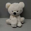 Holiday Home 10-Inch Plush Bear with Keychain - Ivory
