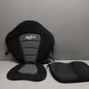 NEW-Vi Deluxe Kayak Seat with Gel Cushion & Storage Bag - Padded Ergonomic Backrest for Kayak, Canoe, SUP, Fishing Boat - Anti-Slip & Waterproof