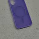 SUPFINE Magnetic for iPhone 16 Case (Compatible with MagSafe) (Military Grade Drop Protection) Slim Translucent Matte Shockproof with Anti-Fingerprint Phone Case, Purple