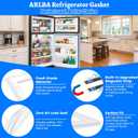 42.2x28.6" 242193213 Refrigerator Fresh Food Door Gasket Fit For Frigidaire