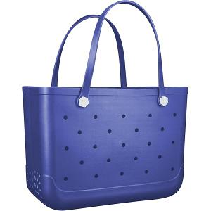 GBB Beach Bag Lightweight Rubber Tote Bag Large Waterproof Tote Bag Washable Outdoor Bags Durable Open Handbag for Travel, Large