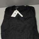 MEROKEETY Women's 2025 Fall Long Sleeve Sweater V Neck Winter Tops Casual Lightweight Knit Pullover Shirts (X-Large, Black)