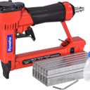 Dynastus Pneumatic Upholstery Staple , 22 Gauge 3/8" Wide Crown Air Stapler Kit, by 1/4-Inch to 5/8-Inch, with 6000 Staples, Red