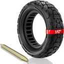 1PZ KBO-5DX 10x3 255x80 Solid tire 80/65-6 Replacement for Nanrobot D4+ D5+ D6+ Varla Eagle 1 Zero 10x Apollo Pro Kugoo M4 Pro Electric Scooter Go karts