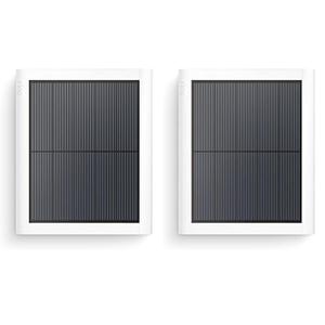 Ring Solar Panel (2nd Generation), 4W for Outdoor Cam (Stick Up Cam), Stick Up Cam Pro, Spotlight Cam Plus, Spotlight Cam Pro - White (Pack of 2)