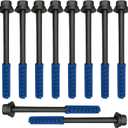 HBHO034 10 Pcs Cylinder Head Bolts Set Compatible with Honda Civic 1.7L Models (2001-2005) Replaces OE: HBHO034