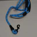 Amazon Basics Round Dog Leash, Heavy Duty, Durable Rope for Small, Medium, and Large Dogs, Lightweight Design for Walking, Training, and Outdoor Activities, Blue, 6 Ft