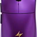 ATK Blazing Sky X1 V2 Wireless Gaming Mouse, 54g Lightweight, PAW3950Ultra Sensor, Nordic 54L20 MCU, Optical Switches, New GEM 8K Dongle, Dual-Mode 2.4G/Wired (Extreme, Metallic Purple)