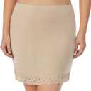 Jones New York Women's Silky Touch 19 Anti-Cling Above Knee Half Slip (Nude) S