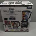 Ninja Kitchen System | All-in-One Food Processor & Blender for Smoothies | Includes Pitcher, (2) 16 oz. To-Go Cups & 8-Cup Bowl | Makes Salsa, Dough, Shakes, & Frozen Drinks | 1500W | Black | BL770