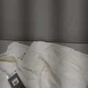 FUNYYZO Wide Leg Pants Women's High Elastic Waisted in The Back Business Work Trousers Long Straight Suit Pants (X-Large Long, 006# White (Thick))