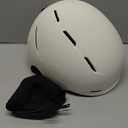 Ski Helmet for Women Men, Safety Certified Snowboard Helmet with Shockproof ABS Hard Shell for Adults & Youth (Medium, Egg White)