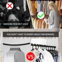 BaiNong Adjustable Closet Rods for Hanging Clothes 17 to 56 inch Black Heavy Duty clothes rod for closet, Laundry, Bathroom, RV Closet Organization and Storage
