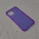 KEVKEEK Compatible with iPhone 12 Pro Max Case for Women, Clear Case Cover, [Anti-Yellowing] [Military Drop Protection] [Shock-Absorbing Corners] [Scratch Resistant]-Purple