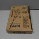 WaRiot Automatic Electric Squirt Gun for Adults Kids, Automatic Squirt Gun with 26FT Range, Super Blaster Soaker High Capacity Pistol for Beach Swimming Toy LED Electric Water Gun (1BK) (Black)