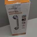 LEVERLOC 2 Pack Shower Grab Bars for Bathtubs and Showers, Easy to Install Suction Shower Handles for Bathroom Removable Handrails for Seniors Elderly Heavy Duty Safety Grip Waterproof Drill Free Gray (16.8 2 Set)