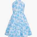 GRACE KARIN Girls Summer Dress Off Shoulder Floral A-line Midi Dress 5-14Y