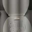 KOHLER 20110-0 Brevia, Slow Close Toilet Seat, Elongated Toilet Seat, Grip-Tight Bumpers Quick-Attach Hardware, White