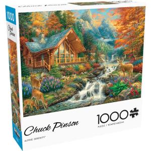 Buffalo Games - Alpine Serenity - 1000 Piece Jigsaw Puzzle with Hidden Images