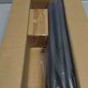 Industrial Curtain Rods for Windows 66 to 120 Inches, Blackout Wrap Around Curtain Rod, for Indoor and Outdoor, 7/8 Inch Diameter, 95 to 150 Inches, Black