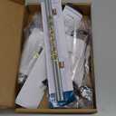 2 Sets MakeaLamp Kits  Table Repair or DIY Wiring Kits With 8'' Harp, 12'' Pipe, 3Way Socket, 8 ft Cord, and All Hardware Parts for Creating DIY Antique Lamp Designs (Black)