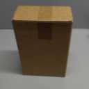 Skylety 100 Pcs 5 oz Mini Square Baking Pan with Lid Aluminum Foil Cupcake Pan Brownie Baking Cup Disposable Ramekins Individual Tin Dessert Containers for Kitchen (Black)