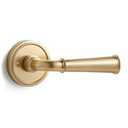 MRML Brushed Gold Passage Door Handle, Interior Hall Closet Kitchen Pantry Hallway Gold Door Lever, Aluminium Alloy Handle Lever, 1 Pack