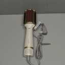 Upgraded 5-in-1 Blow Dryer Brush with Heated Comb - Volumizer Hair Dryer Brush for Wet & Dry Hair, Ideal for Thick Curly Hair, Salon Blowout, Frizz-Free Shiny Hair, Reduced Heat Damage - 70mm (White)