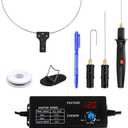 4 in 1 Foam Cutter Set with Digital Voltage Controller, GOCHANGE Electric Cutting Machine Pen Tools Kit, 100-240V /18W Styrofoam Cutting Pen with Electronic Voltage Transformer Adaptor