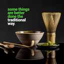 BambooWorx Matcha Whisk Set - (Chasen), Traditional Scoop (Chashaku), Tea Spoon. The Perfect Sets to Prepare a Traditional Cup of Japanese Tea, Handmade from 100% Natural Bamboo