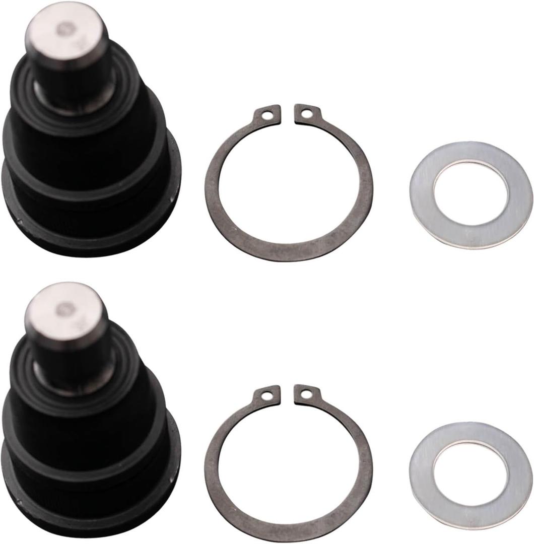 TRQ Front Lower Ball Joint Set Compatible with 2015-2018 Chevrolet City Express 2009-2014 Nissan Cube 2011-2014 Juke 2011-2017 LEAF 2013-2021 NV200 2007-2019 Sentra 2007-2012 Versa