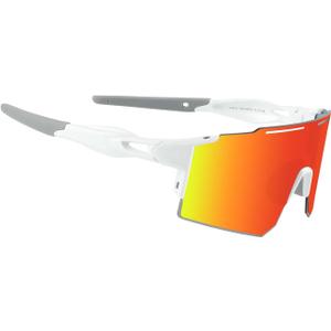 OULAIQI Cycling Sunglasses Polarized Sunglasses for Cycling Men Women with 1 Lens or 3 Interchangeable Lens Baseball Glasses
