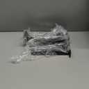 32 Pack - L 10" x H 6" x W1.5, 5mm Thick Black L Shelf Bracket, Iron Shelf Brackets, Metal Shelf Brackets, Floating Shelf, Shelf Supports with Screws