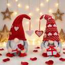 Valentine's Day Gnome Plush,Valentine Couple Plush Gnomes Decorations for Home, Indoor, Office - Valentine Gifts for Her, Wife, Teacher, Girls - Wedding Gift for Husband & Wife
