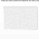 Clear Adhesive 3" x 5" Index Card Pockets With Top Open Loading, 50 Pack, Plastic Labels Holders for Storage Bins and Library, Ideal for Organizing and Protecting Your Cards