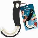 Jokari Ring Pull Can Opener for Soda and Food Cans Arthritis Aid with Non Slip Grip for Seniors Kids and Nail Protection Manual Pull Tab Tool for Easy Open Cans Black Dishwasher Safe (1 Pack)