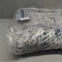 Area Rugs 6'x9' Washable Non-Slip, Floral Vintage Distress Print Pattern Medallion Carpet for Living Room Bedroom Dining Room, Light Blue Navy Beige Gray White