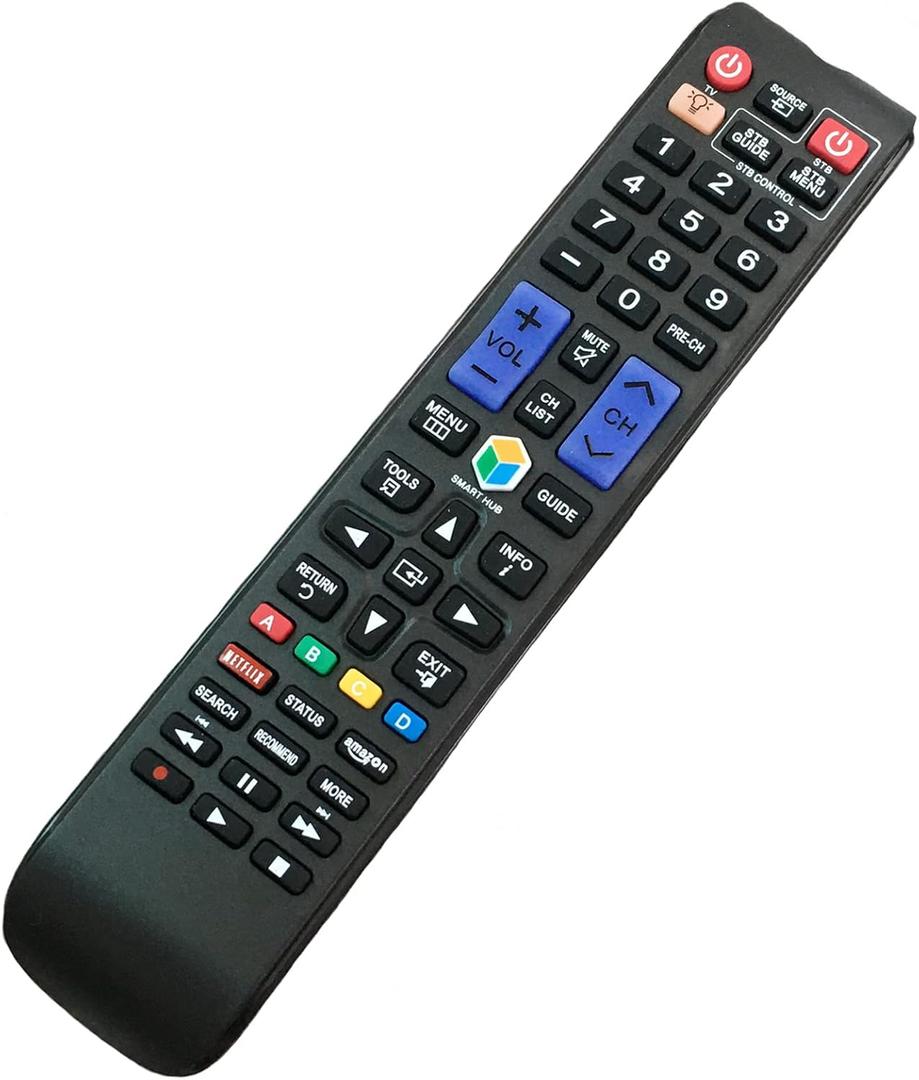 Replacement Remote Control for Samsung UN78JS9100FXZA UN78JS8600 UN55JS8500FXZA UN60JS8000 Curved 4K SUHD Ultra HD 3D Smart LED HDTV TV