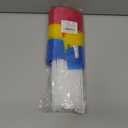 20 Pack Pansexual Pride Handheld Stick Flags for LGBTQ Parades Event, 12 Inches