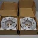 4Pcs 4x100 to 4x108 Wheel Spacers 1 inch 67.1mm Wheel Adapters for Chevy for Aveo for Nova, for Honda for Civic for CRX, for Toyota for Corolla for Echo, 12x1.5 Sliver Aluminum Car Spacers