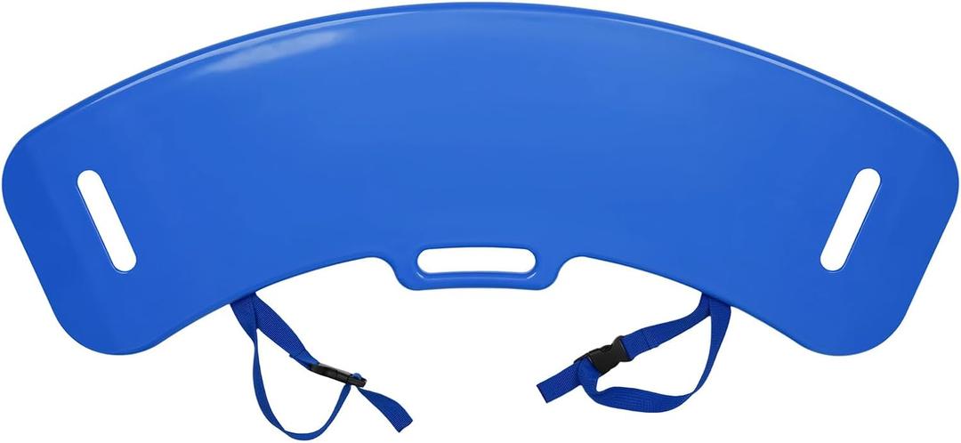 Vie Triomphe Transfer Boards Curved and Slide Board with Straps, Plastic Slide Board for Transferring, Sliding Board Transfer to Wheelchair, Transfer Board from Bed to Wheelchair,for Toilet,Blue