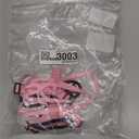 Dooradar Cat Harness and Leash Set, Escape Proof Safe Adjustable Kitten Vest Harnesses for Walking, Easy Control Soft Breathable Mesh Jacket with Reflective Strips for Cats, Pink, XS