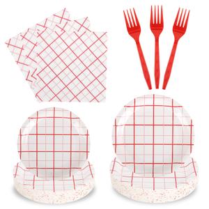HOZYUANKJ 200Pcs Magical Party Plates Supplies Serve 50,Magical Wizard Paper Plates,Napkins,and Forks Kit for Baby Shower Boy Girl Birthday Party Decoration
