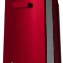 Davivy Electric Can Opener - One-Touch Hands-Free Operation, Removable Stainless Steel Cutter, 3-in-1 Design with Knife Sharpener & Bottle Opener (Red)